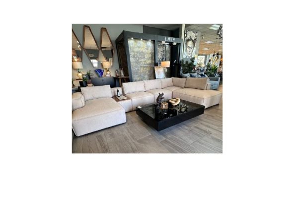 Sala Kiba 6 modulos Berlin Taupe