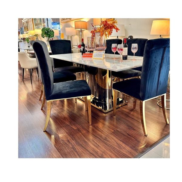 Comedor galway marmol 2.0 x 1.0 6 s 321 velvet negro