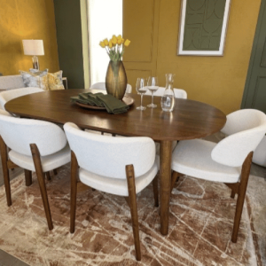 Comedor Dayton con 6 Sillas Modelo NEW074 | Muebles Sólidos y Contemporáneos