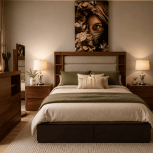 Recámara Caribe King Size Modelo VIR125 | Muebles Sólidos y Contemporáneos